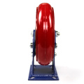 8 inch heavy duty rigid spring loaded casters